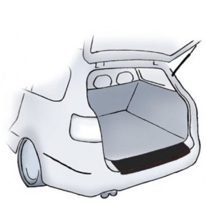 Črna zaščitna nalepka za odbijač Toyota RAV4 III
